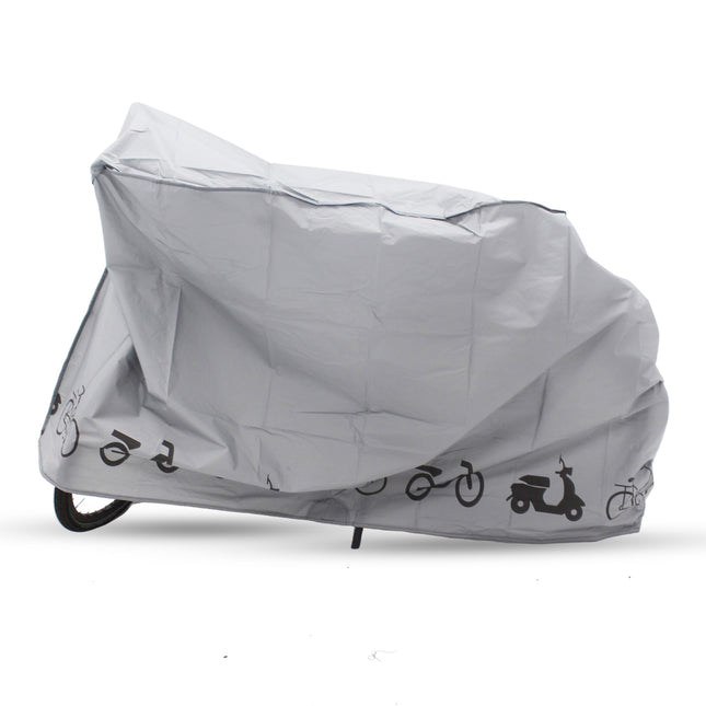 Fietshoes - Scooterhoes - Motorhoes - Waterdicht - Grijs - 210 x110 x80 CM