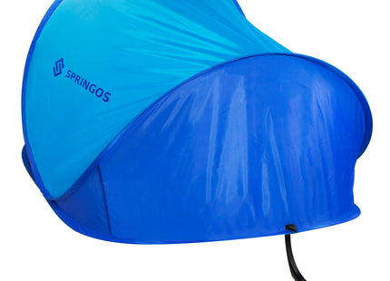 Strandtent | Pop-Up Strandtent | UV Filter | Inclusief Draagtas | 120 x 200 cm | Blauw