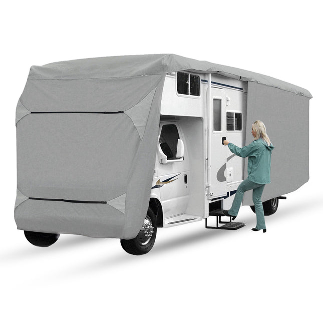 Camperhoezen - Caravanhoes - Caravan beschermhoezen - Waterdicht - UV-bestendig - 4 Laags - 8,70 x 2,35 x 2,75 M - (170g/m²)