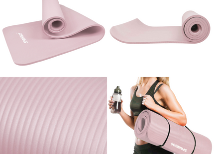 Yoga Mat | Extra Dik (15 mm) | Roze