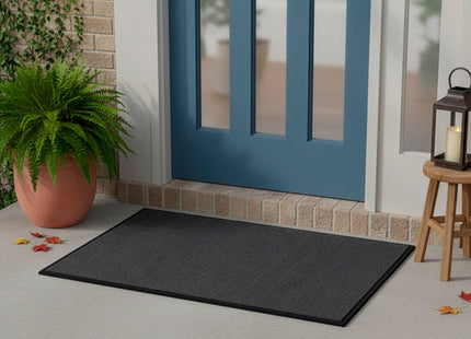 Deurmat - Buitenmat - Droogloopmat - Anti -Slip - Grafiet - 120 x 80 Cm