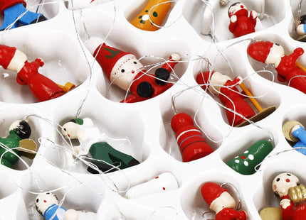 Kerstboomhangers | 48 Stuks | Hout