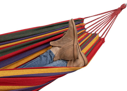 Hangmat | Extra Stevig | Inclusief Opbergtas | Veelkleurig | 200 x 150 cm
