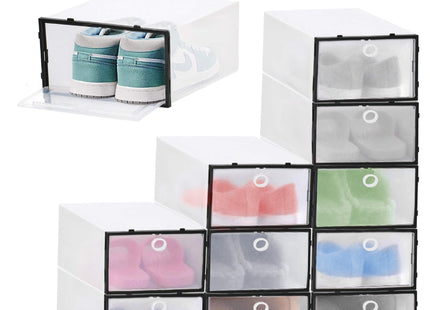 Schoenenbox | Sneakerbox | Kunststof | Transparant | 1 Stuk | 33.5 x 23.5 x 13.5 cm