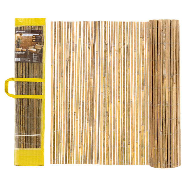 Balkonscherm - Privacyscherm - Hoge Kwaliteit - Waterbestendig - UV-bescherming - 1 x5 m - Naturel - PE