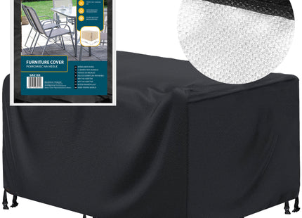 Tuinmeubelhoes - Waterdicht - Hoes - Polyester -  152 x 104 x 71 cm - Zwart