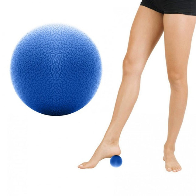 Massage Bal | Triggerpoint Bal | Massage | Lacrosse Bal | Blauw | 6 cm