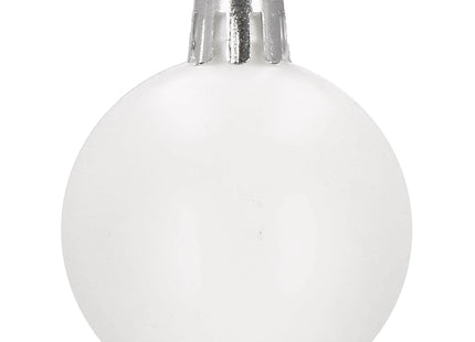 Kerstballen | 20 Stuks | 4 cm | Wit
