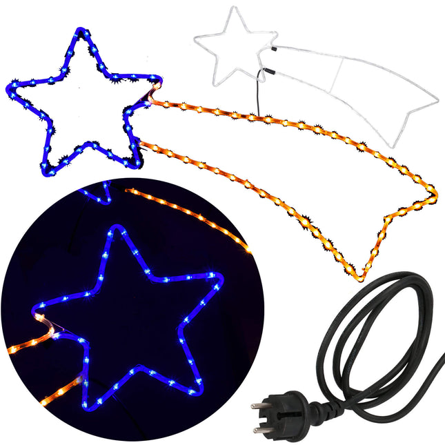 Kerstverlichting - Kerstboomverlichting - Ster -72 Led - 110 cm