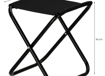 Campingkruk | Opvouwbaar | Zwart
