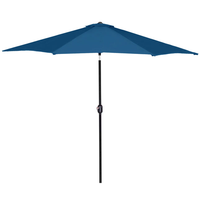 Parasol | Parasols | Kantelbaar | Met Ventilatie | Blauw | 300 cm