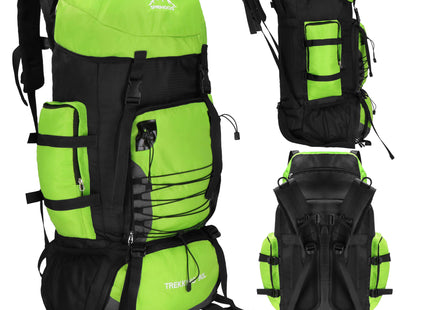 Backpack - Rugzak - Multifunctioneel - Kamperen - Reizen - Regenhoes - 90 Liter - Lichtgroen