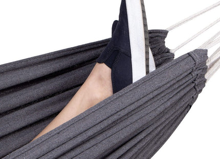 Hangmat | Extra Stevig | Inclusief Opbergtas | Donkergrijs | 200 x 150 cm