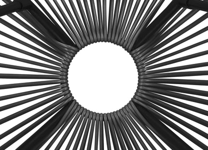 Tuinstoel - Draad - Rotan - Grijs  - 87 x 70 x 73 CM