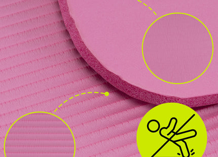 Actiget® Yogamat - Extra Dik - Inclusief Draagriem - 183 x 61 x 1 CM - Roze