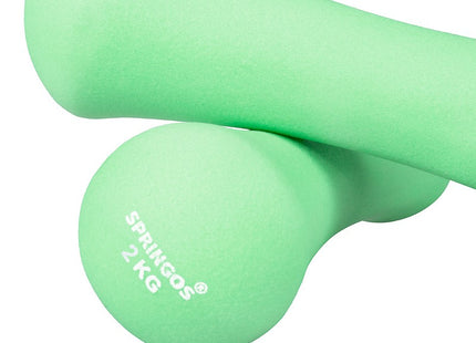 Dumbbell Set - 2 KG - Groen