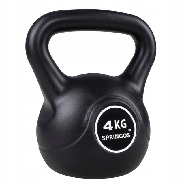 Kettlebell | Zwart | 4 kg