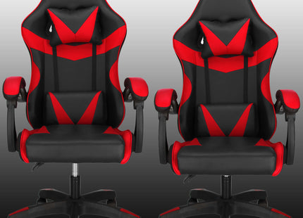 Gamestoel - Ergonomische Bureaustoel -  Verstelbaar - Rood/Zwart