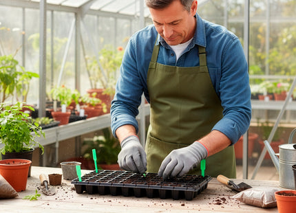 Moestuinbakken - 2 stuks -  Zaailingen Tray - 66 Cellen Kweker voor Groenten en Kruiden - Geschikt voor beplanting