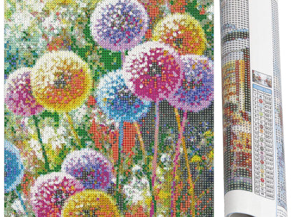 Diamond Painting - Volwassenen - Paardebloemen - 40 x 30 cm