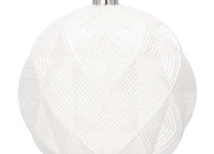 Kerstballen | 30 Stuks | 8 cm | Wit