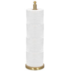 Toiletrolhouder | Metaal | Goud | 52 cm