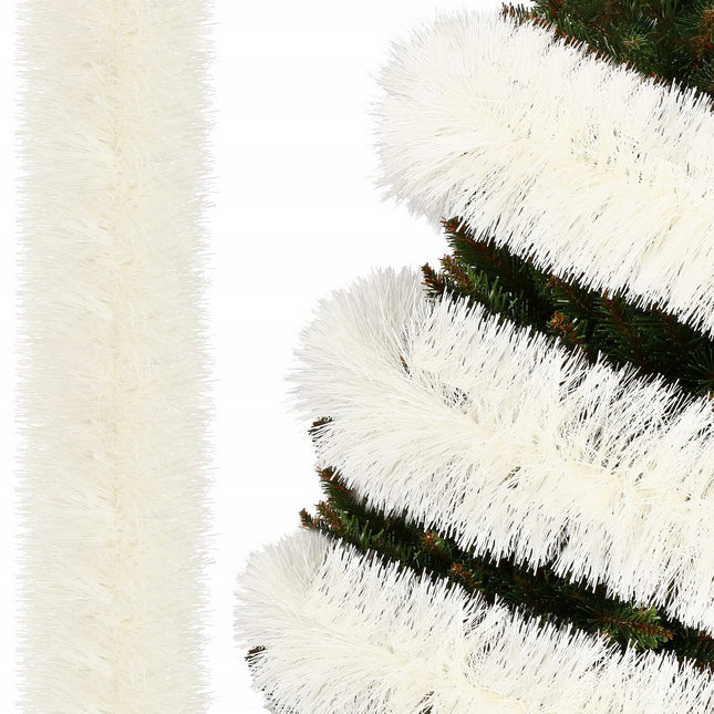 Kerstslinger | Guirlande | 6 m | Wit Tinten/Gebroken Wit