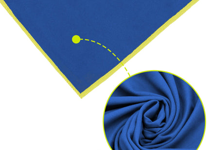 Strandlaken | Badlaken | Strandhanddoek | Microvezel | 180 x 100 cm | Zwart