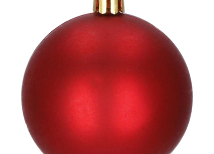 Kerstballen | 20 Stuks | 6 cm | Rood