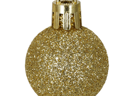 Kerstballen Set  | 11 Stuks | Kralen | Piek | Goud