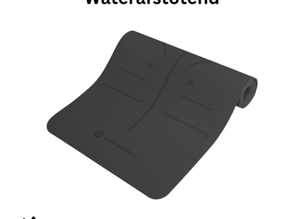 Yoga Mat | Extra Dik (6 mm) | Zwart