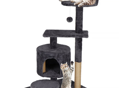 Krabpaal - 5 Etages - Voor Katten - Toren - Meubelbescherming - 49 x 34 x 87 cm - Grafiet