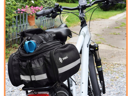Fietstas - Bagagedrager - Polyester - Polyurethaan - 8 L - Zwart
