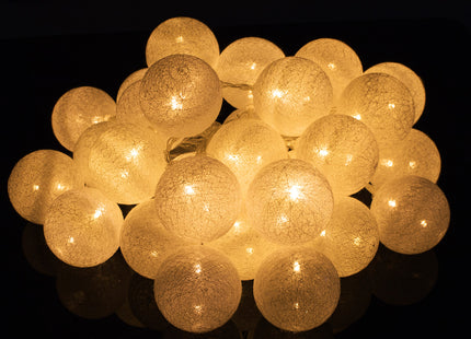 Fairy Lights | 6 m | 30 LED | 30 Bollen | Warm Wit