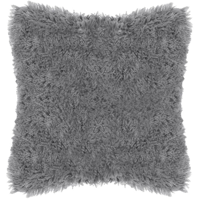 Sierkussenhoes | Kussenhoes | Kussensloop | Woonaccessoires | 40 x 40 cm | 1 Stuk | Donkergrijs