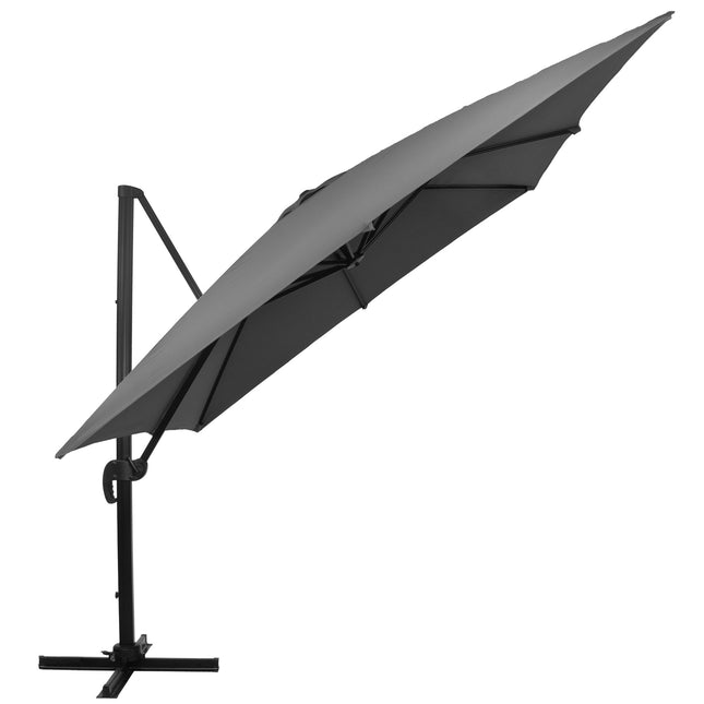 Parasol | Parasols | Kantelbaar | Met Ventilatie | Grafiet | 290 x 290 cm