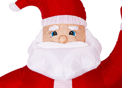 Opblaasbare Kerstman - Buitendecoratie - Zelfopblazend - 240 x 70 cm