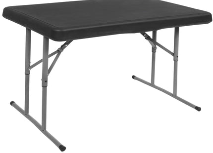 Picknick Tafel Met Bankjes - Campingtafel - Campingset - Biertafel - Horeca -Tafel - Bankjes - Opvouwbaar - Zwart - 105 x 64 x 70 cm