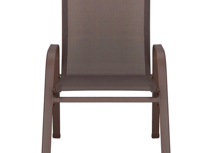 Tuinstoel | Tuinstoelen | Tuinstoel Buiten | Staal | Textiel | 4 Stuks