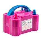 Ballonnenpomp - Elektrisch - Dubbele Vulfunctie - Met Hulpstukken - Roze / Blauw