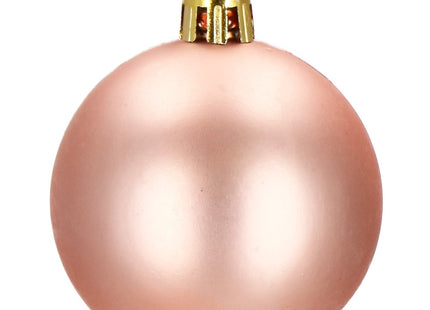 Kerstballen | 77 Stuks | Rosé/Goud