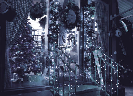 Kerstverlichting | 27,5 m | 500 LED | Koud Wit | 8 Lichtfuncties