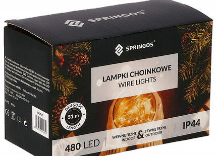 Kerstverlichting | 48 m + 3 m Snoer | 480 LED | Koel Wit