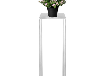 Plantenzuil | Plantentafel | Planten Etagère | Metaal Zilver | 80 cm
