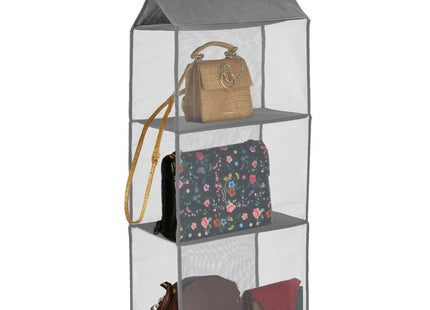 Kast Organizer | 3 Planken | Inclusief Haak | Grijs