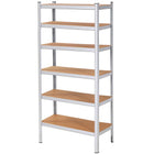 Stellingkast - Opbergrek - 900 kg -  Draagkracht - Zilver - 225 x 50 x 110 cm