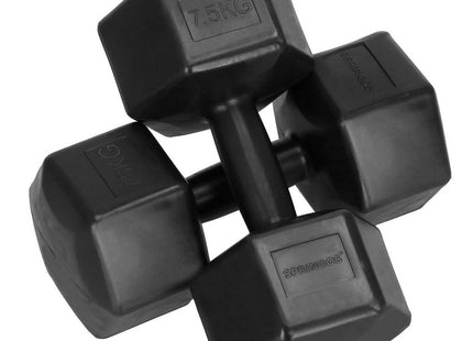 Dumbbell Set - 2 X 7,5 KG - Zwart