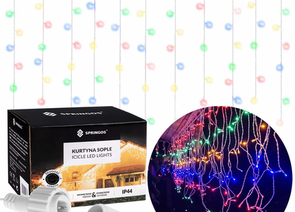 IJspegel Verlichting | 8 m + 2.5 m Snoer | 200 LED | Multicolor | Koppelbaar
