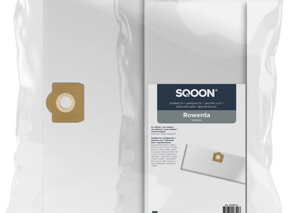 SQOON® Stofzuigerzakken Geschikt voor Rowenta Vorace - Vervangt 6.959-130.0 / ZR804 / 2681009171 - High Filtration voor Industriële Stofzuigers