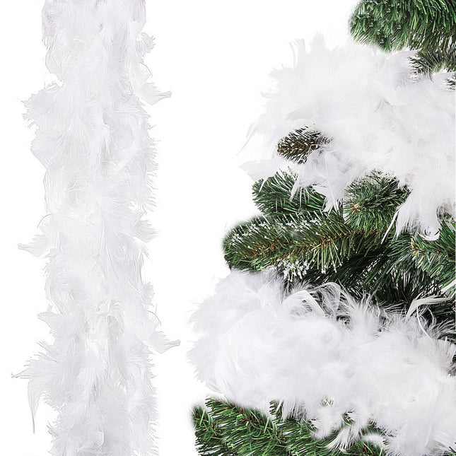 Kerstboa | Kerstslinger | 1.8 m | Wit